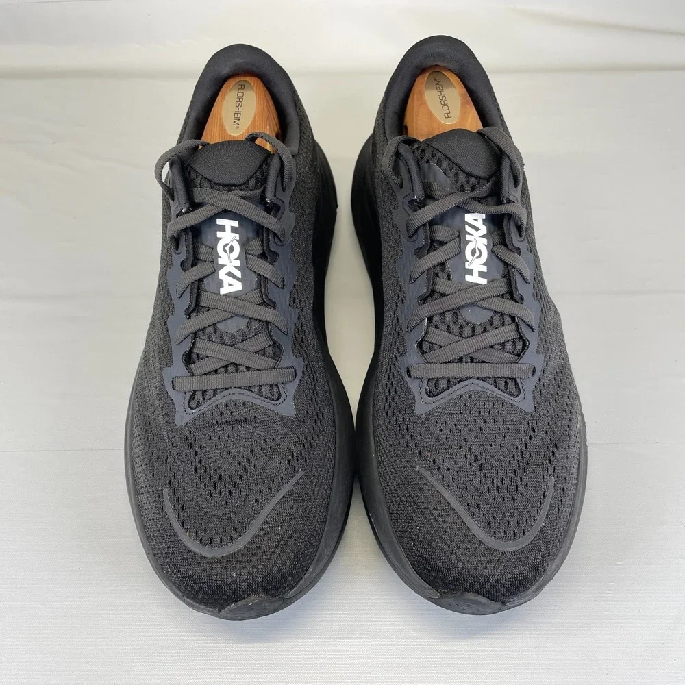 Hoka One One Rincon 4 Running Shoes Mens Size 11 D Black Mesh Athletic Sneakers